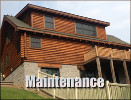 Bostic, North Carolina Log Home Maintenance